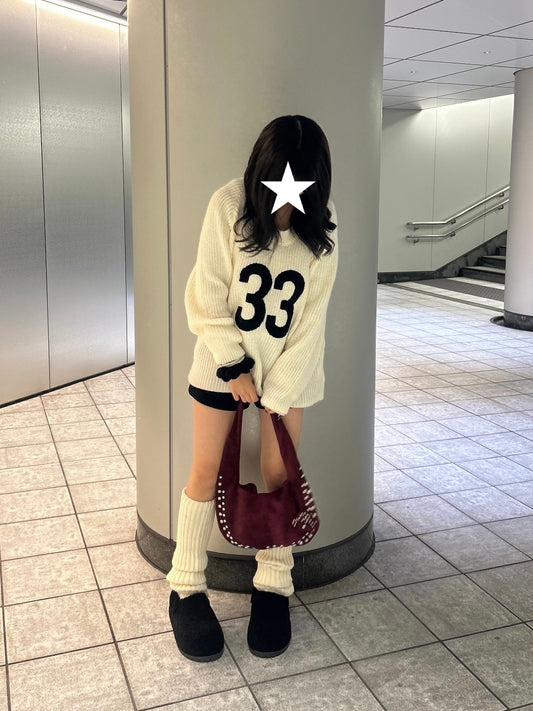 スタッズスエードショルダーバッグ DPB98017