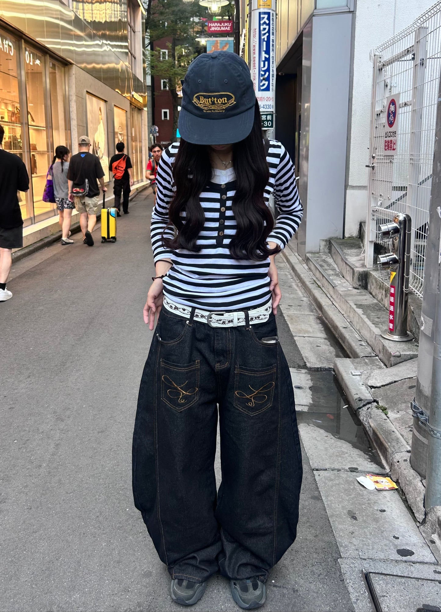 レイヤードライクボーダーTシャツ DPB92008