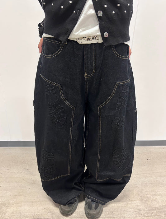 ステッチトレースワイドデニムパンツ DPB92042