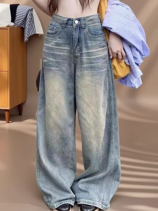 オーバーウォッシュデニムパンツ DPB71664