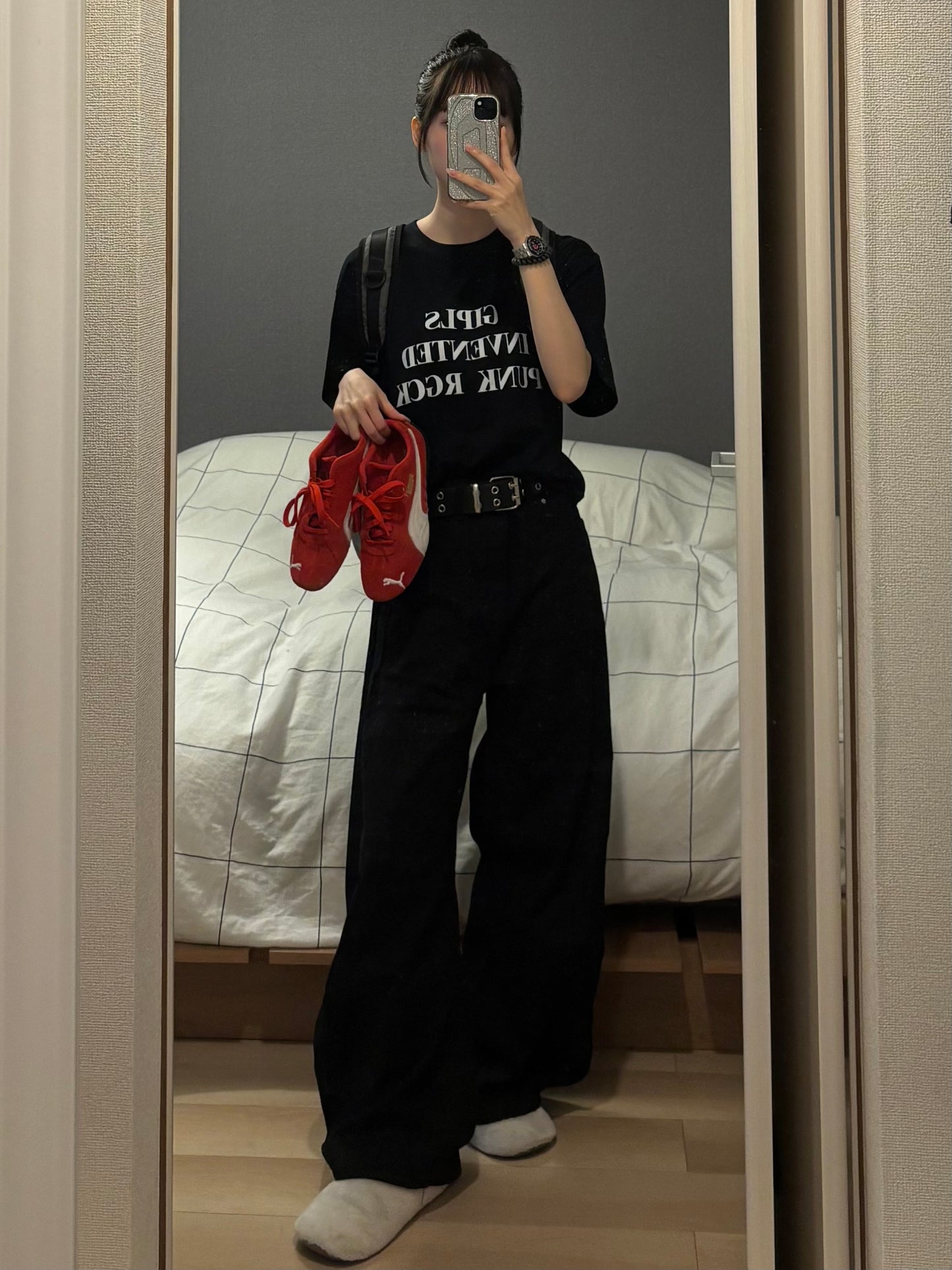 フロントロゴブラックTシャツ DPB88024