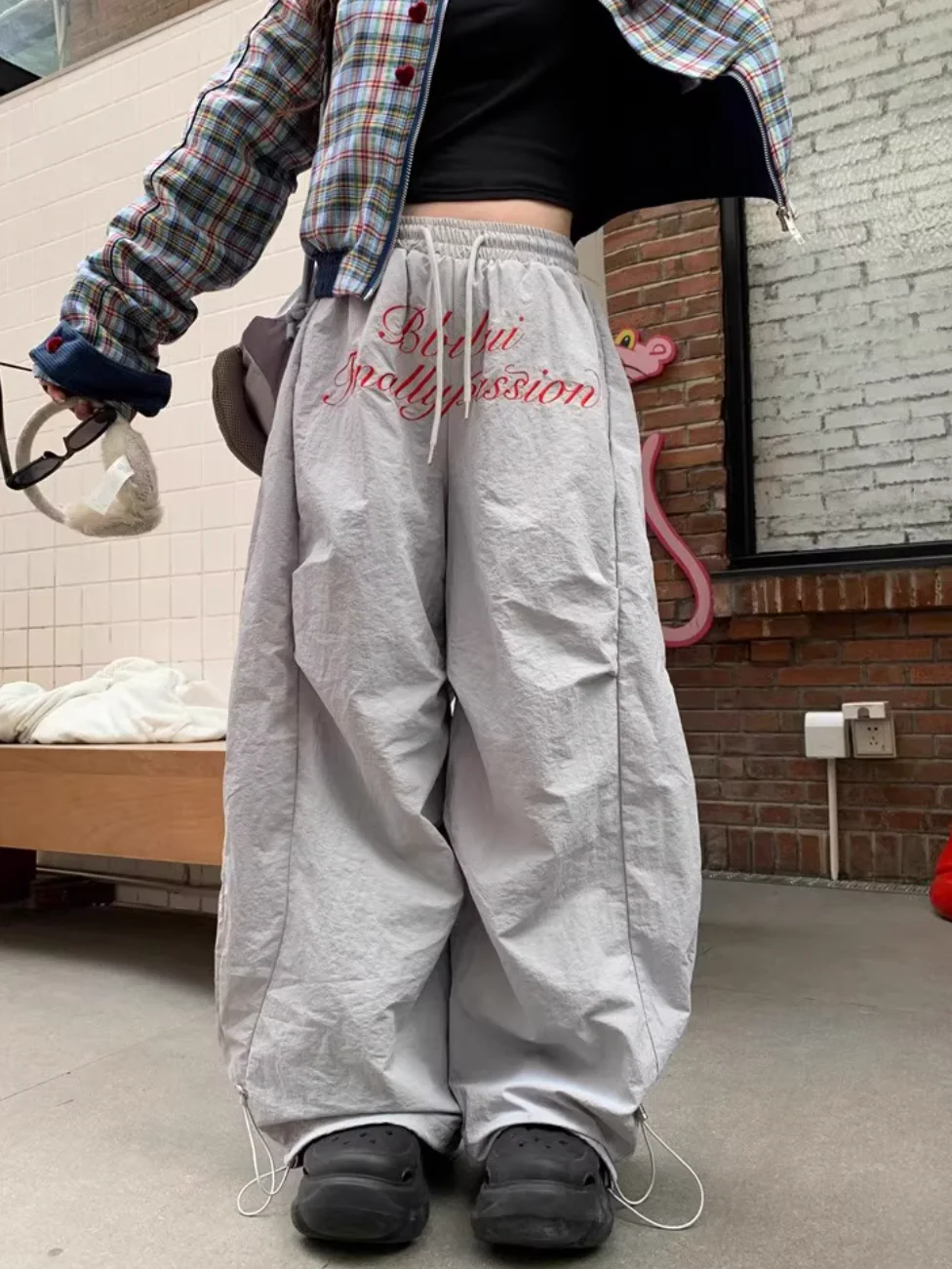 フロントプリントワークパンツ DPB71701