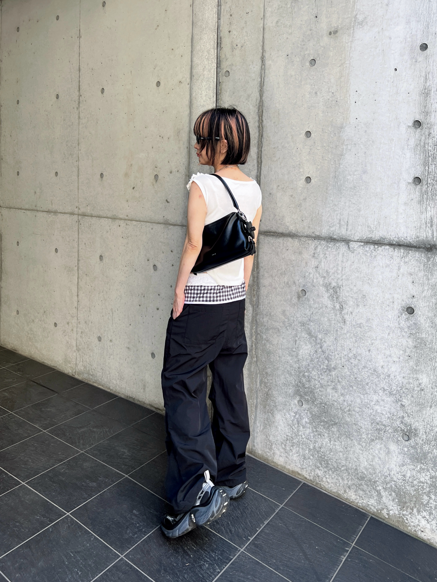 ウエストデザインワイドカーゴパンツ DPB79173