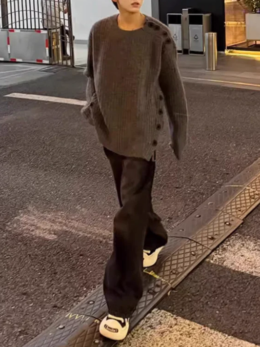 ショルダーボタンセーター DPB71596