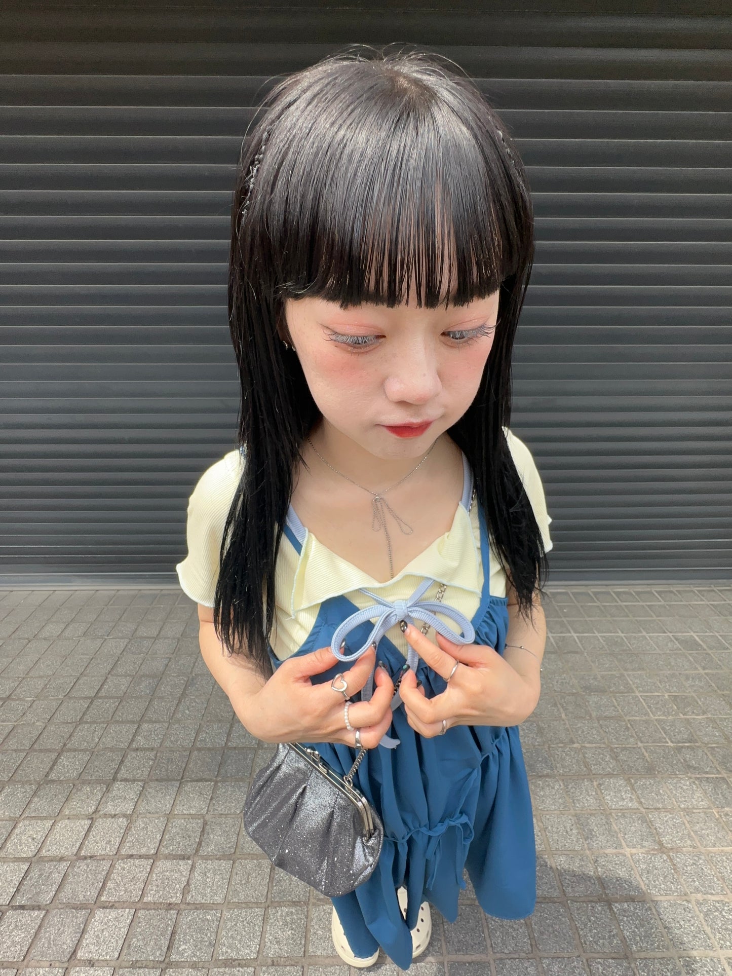 バイカラーリボントップス DPB76017