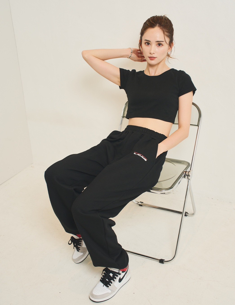 K.ADAMS LOGO SWEAT PANTS