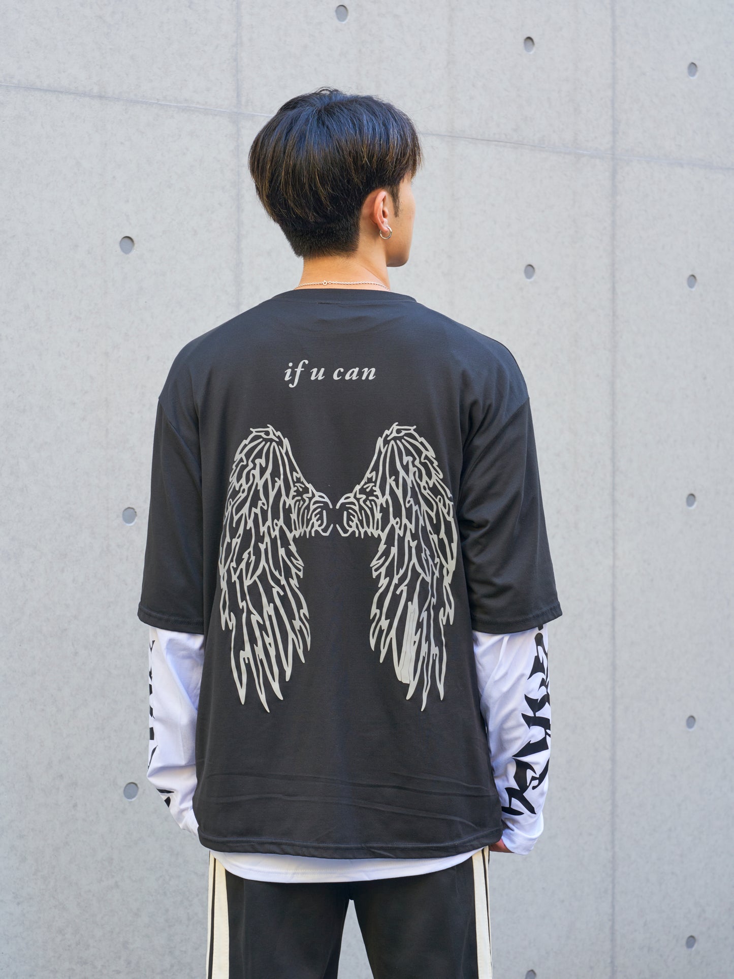 ウイングバックロゴTシャツ SPA08026