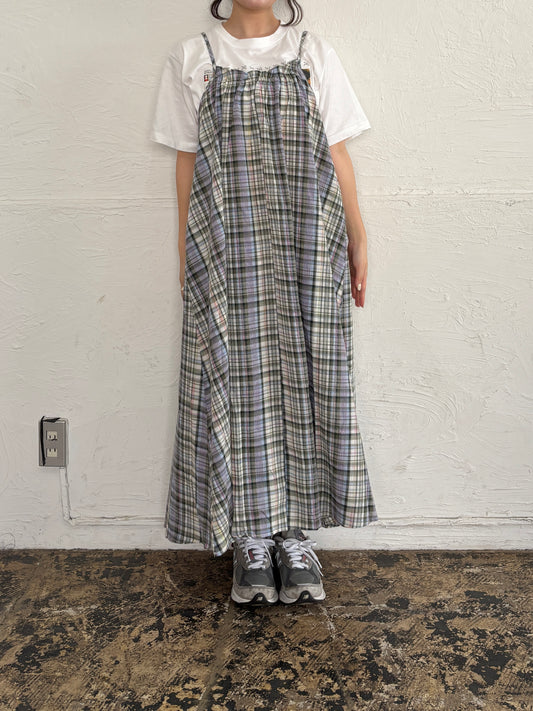 シフォンチェックキャミワンピース DPB84143