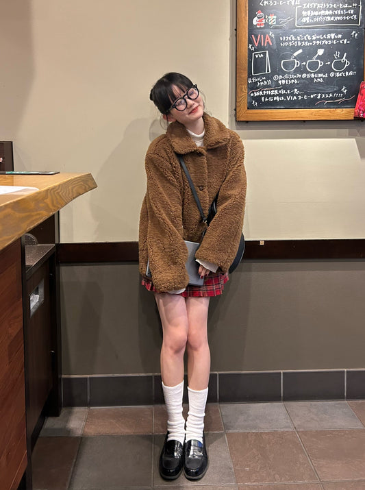 モコモコウールコート DPA43259