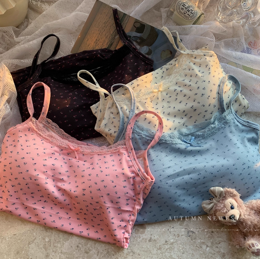 フラワーレースキャミソール CPA42318