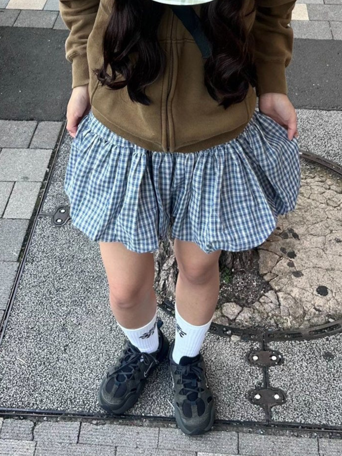 チェック柄バルーンスカート DPB92024 – CRAMMY