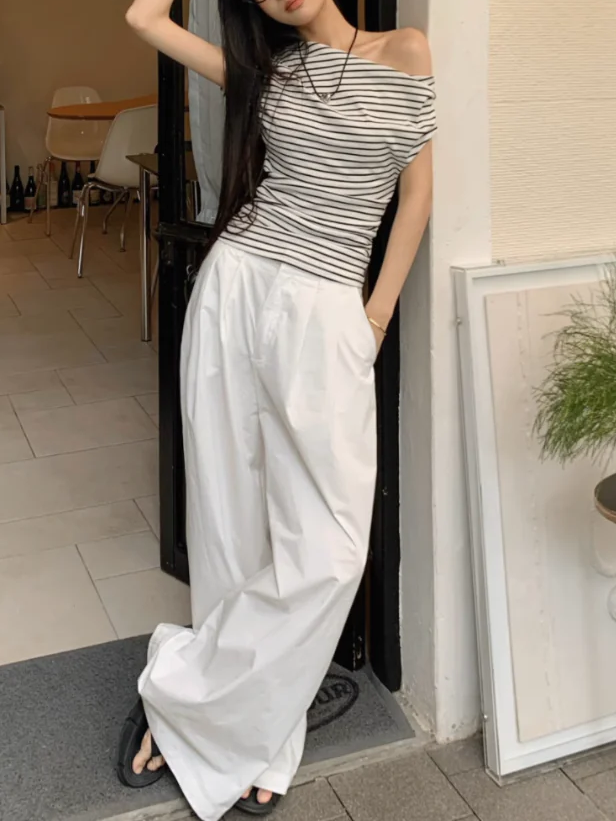 ワンショルボーダーTシャツ DPB71766