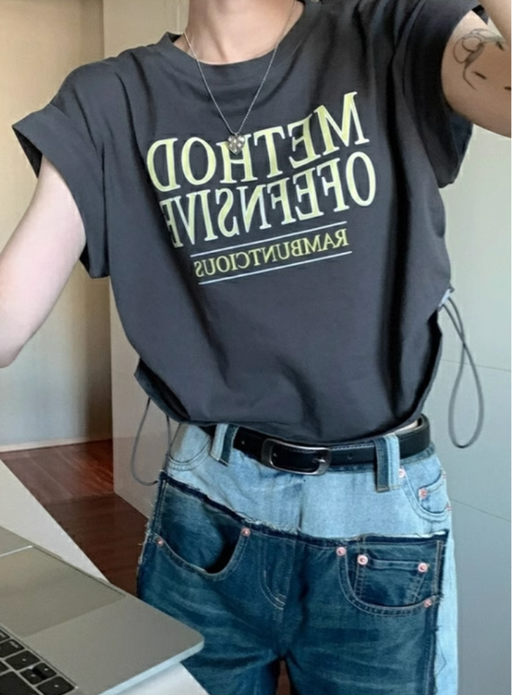 ドローストリングTシャツ DPB71505