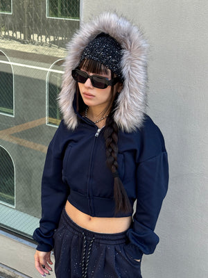 ウエストスリムファーパーカー DPB86141