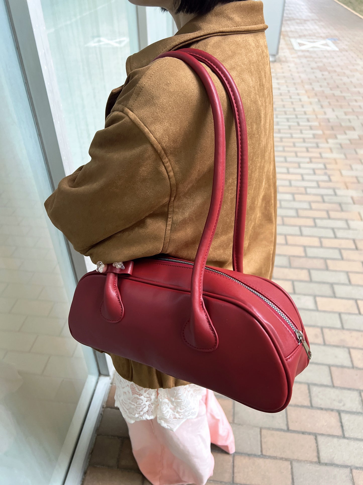 ロングスクエアショルダーバッグ DPB79121
