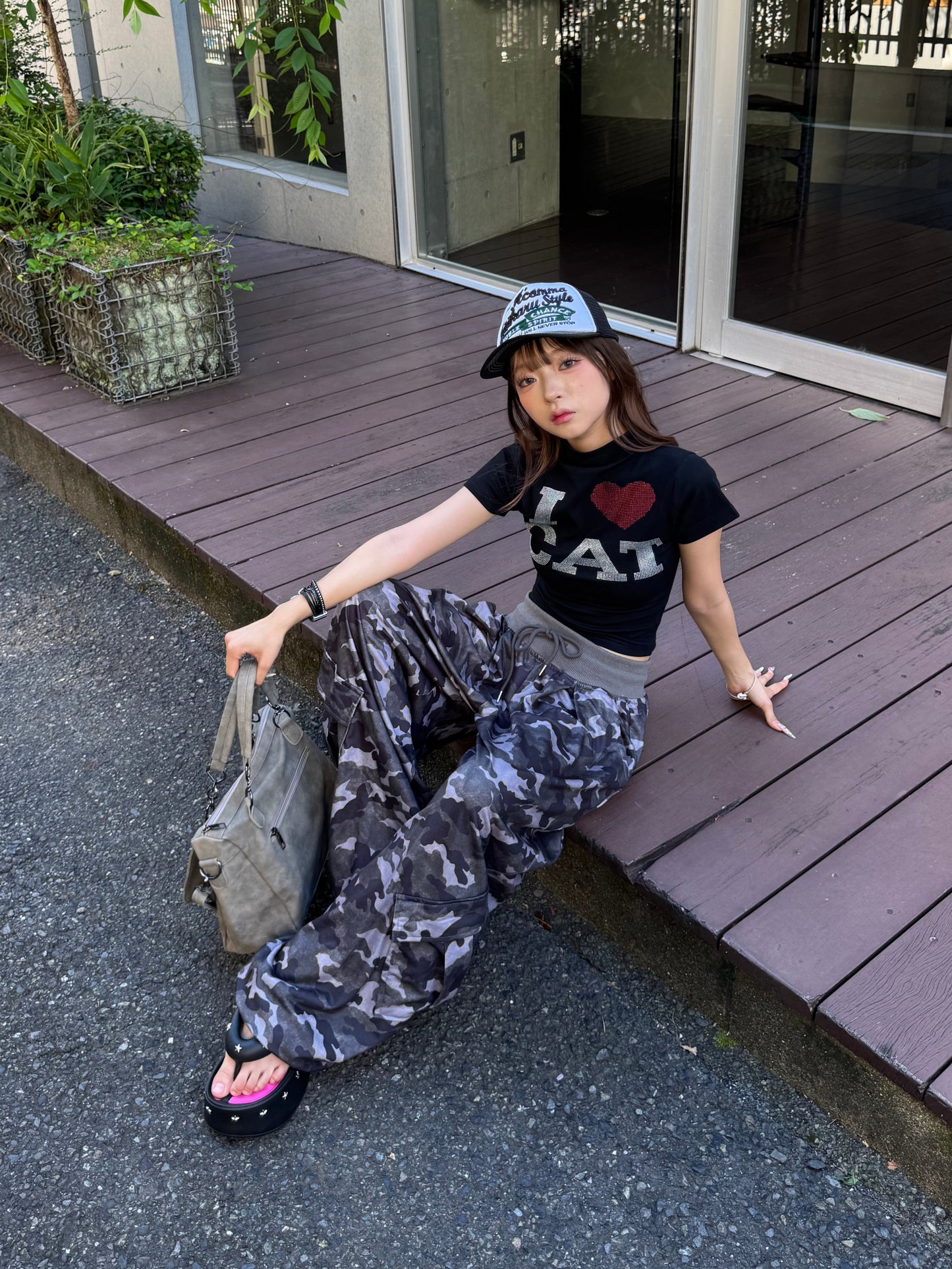アイラブキャットTシャツ DPB86083