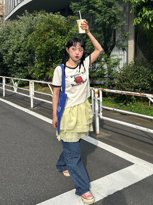 イエローフリルスカート DPB76016