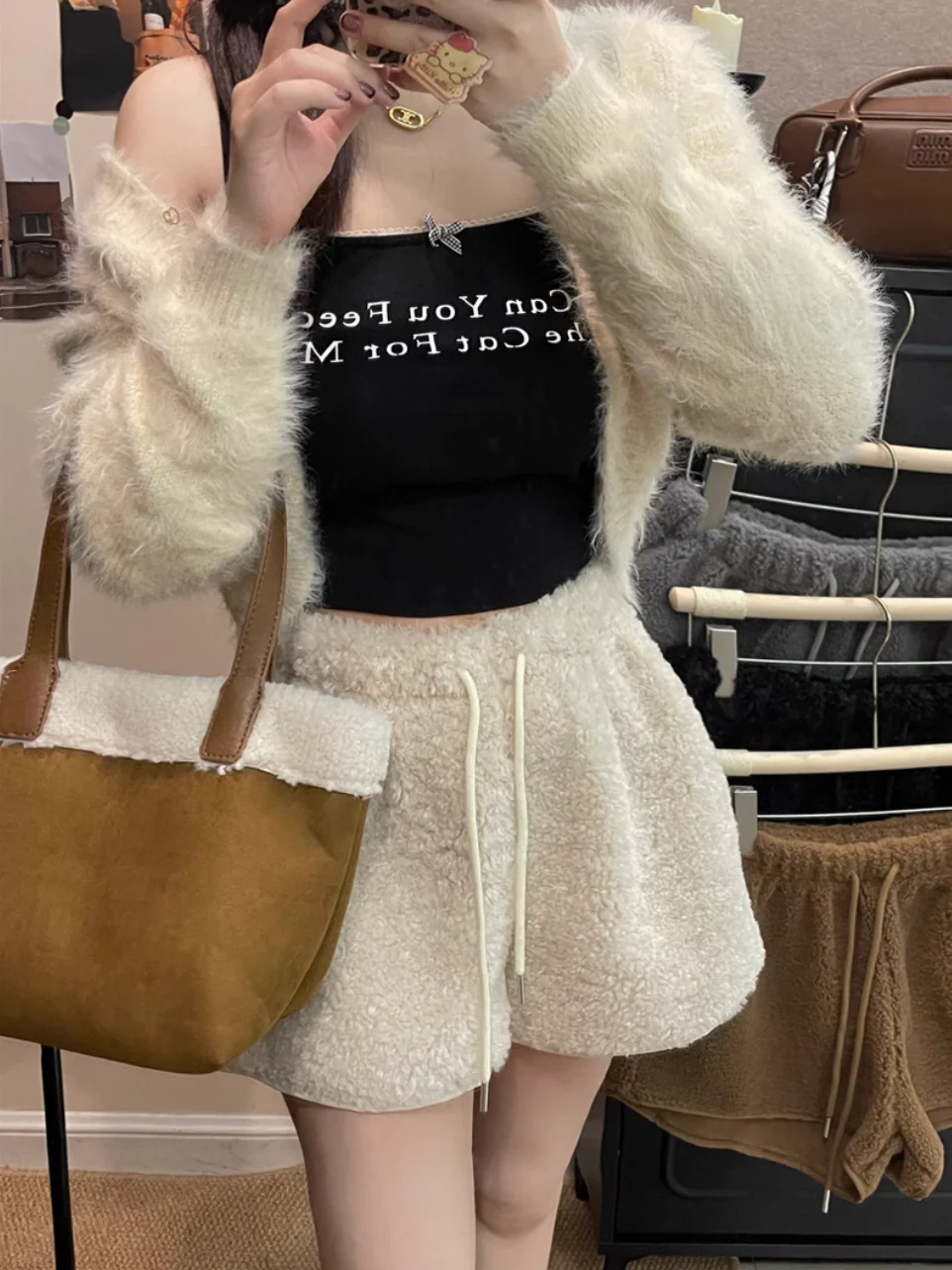 ボアショートパンツ DPB71624