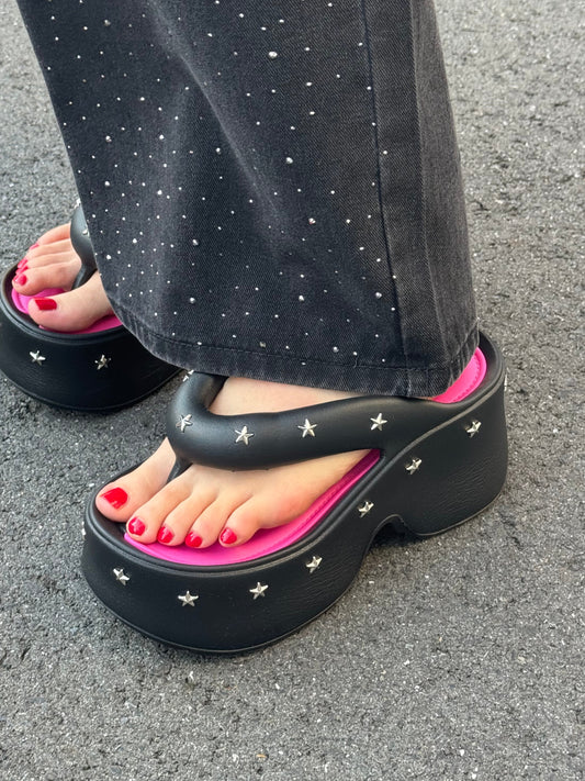 バイカラースターサンダル DPB86066