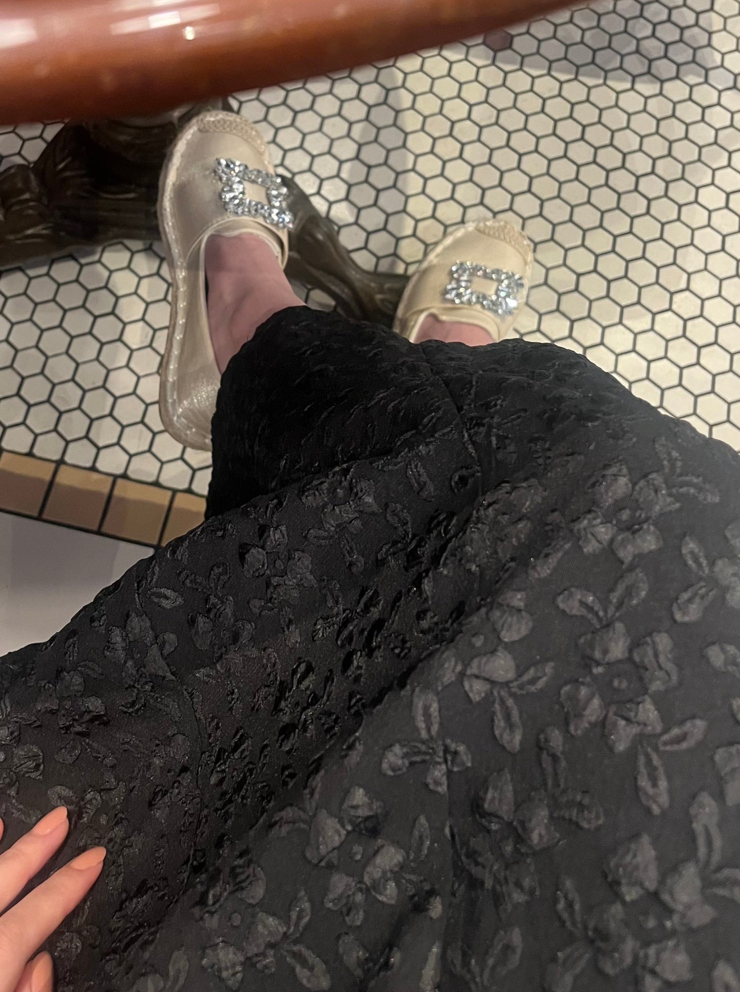 ビジューフラットシューズ CPA03149