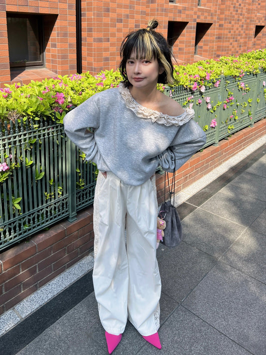 デザインカラーオフショルスウェット DPB79138