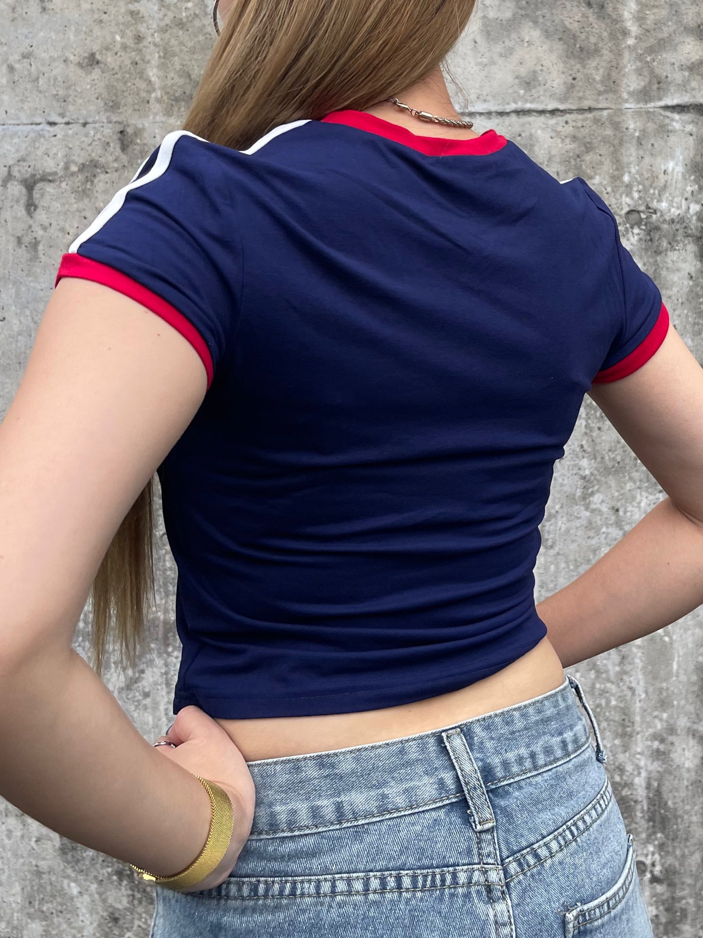クロップドスポーツTシャツ DPB73097