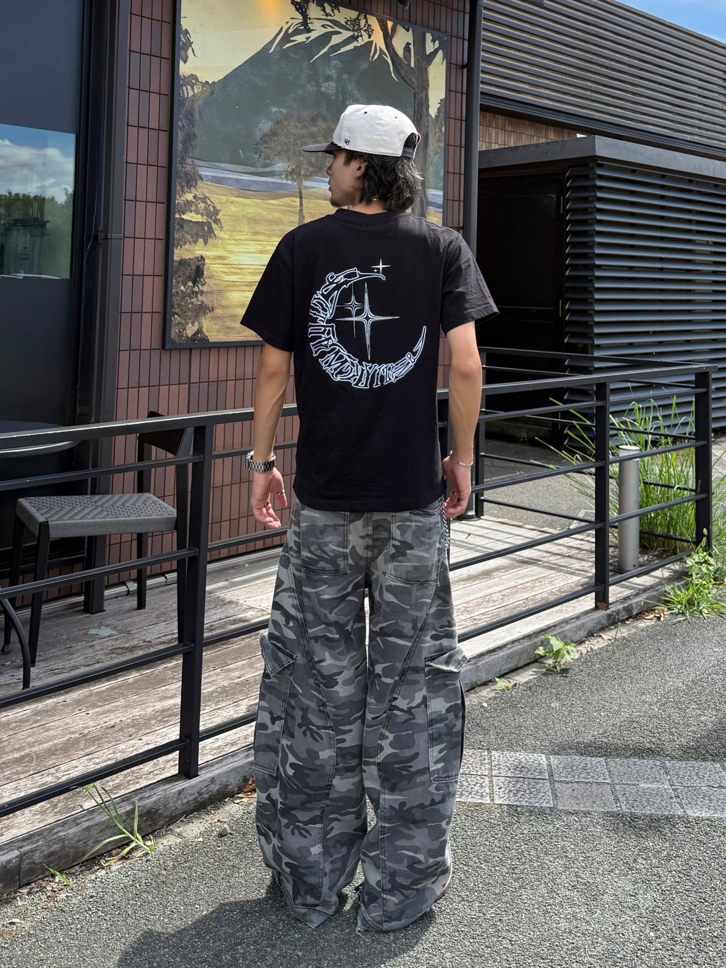 ムーンデザインバックロゴTシャツ DPB90007