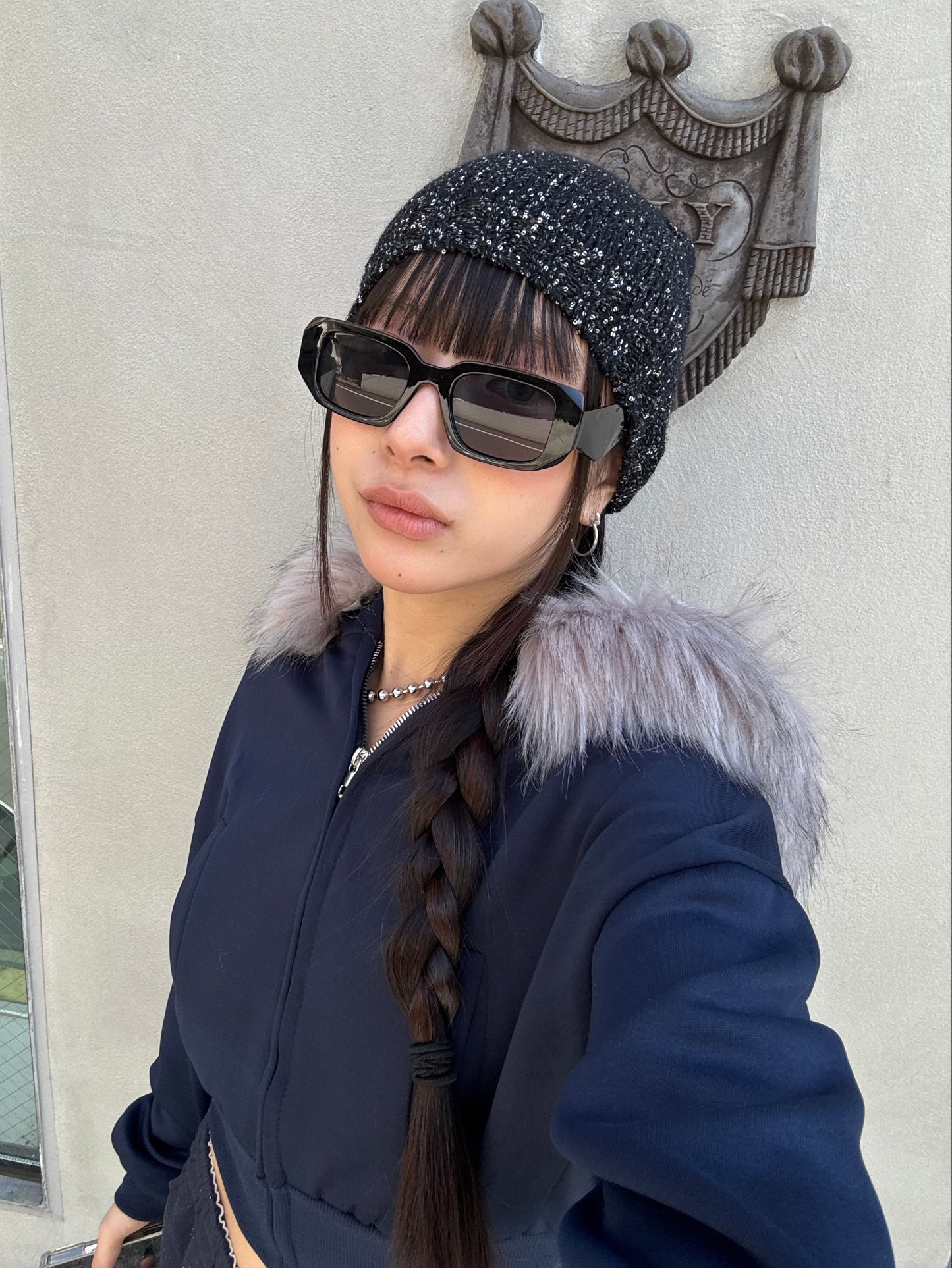 ウエストスリムファーパーカー DPB86141