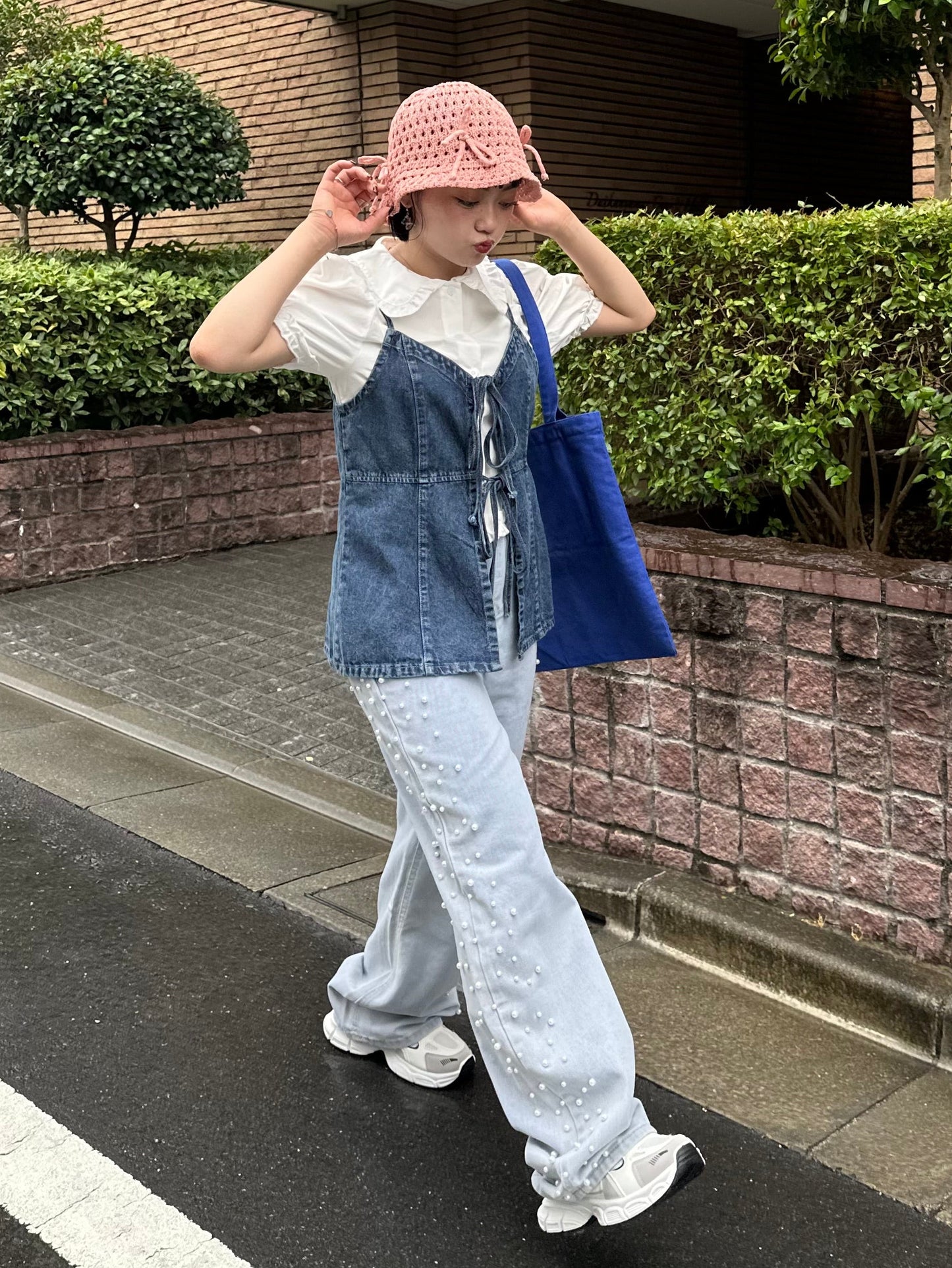 2wayデニムリボンビスチェ DPB76044