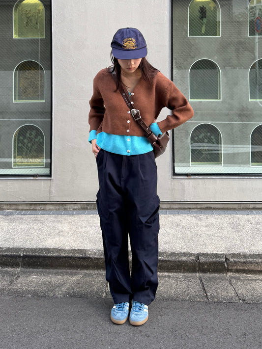 バイカラーレイヤードニット DPB91043