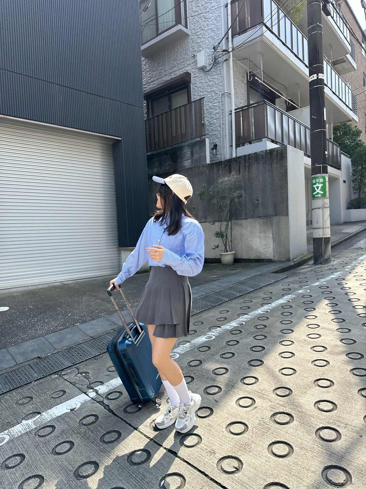 ブルーストライプシャツ DPB47260