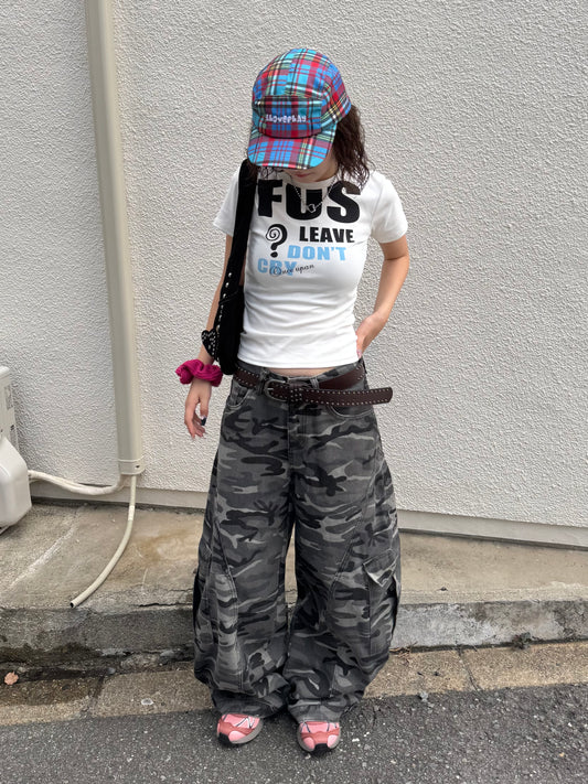 カモフラカーゴデニムパンツ DPB85275