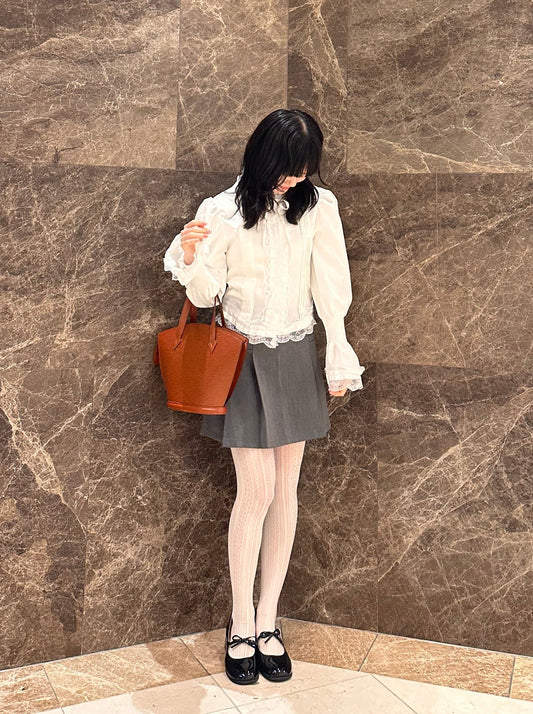 レトロレースブラウス DPA43307