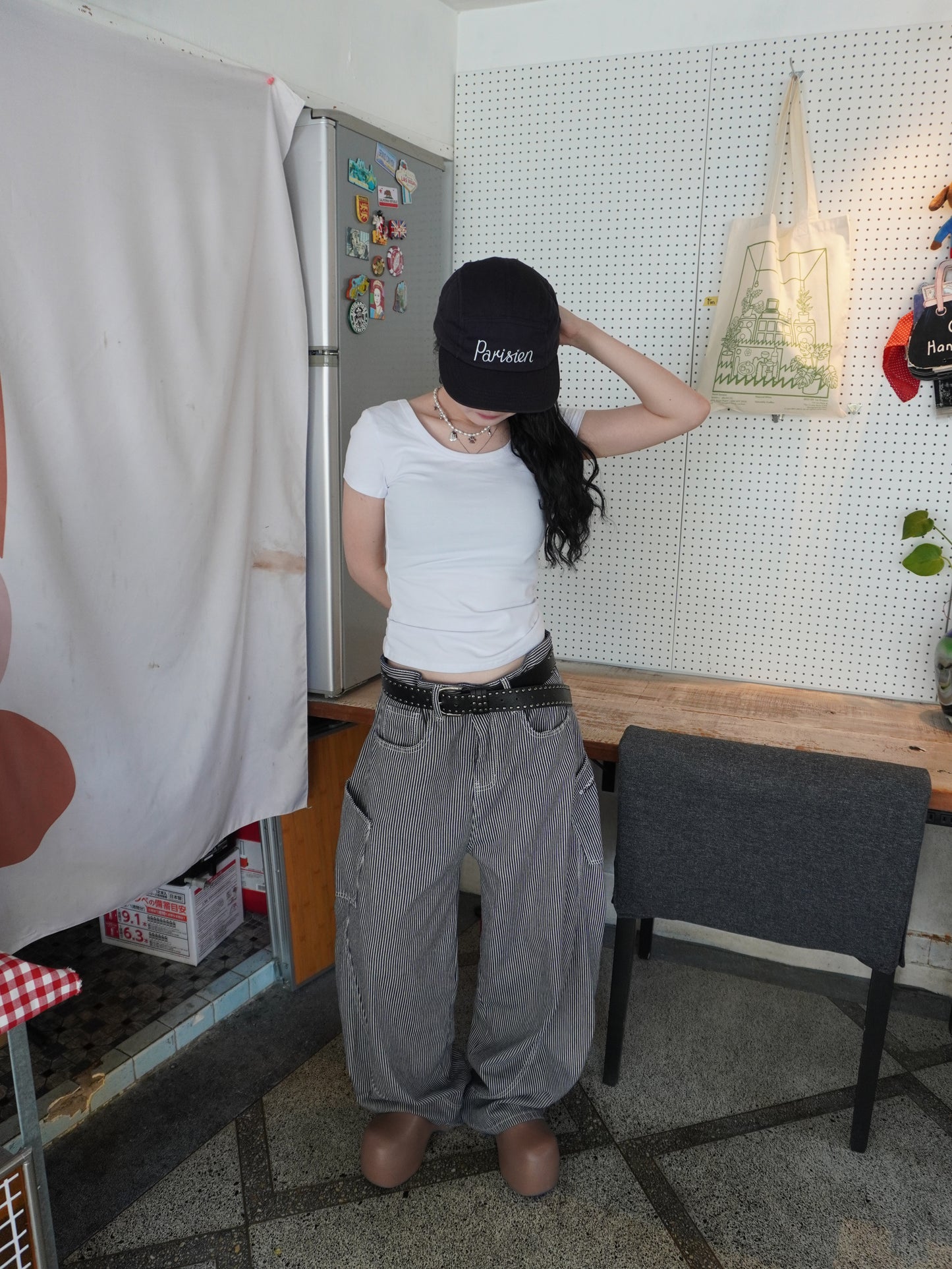 ラウンドネックピチTシャツ DPB85246