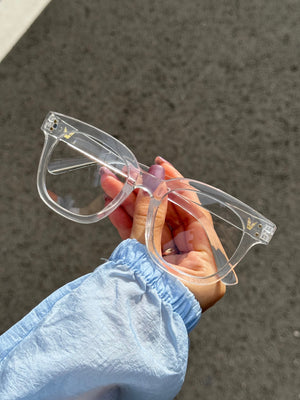 スクエアクリアメガネ DPB47409