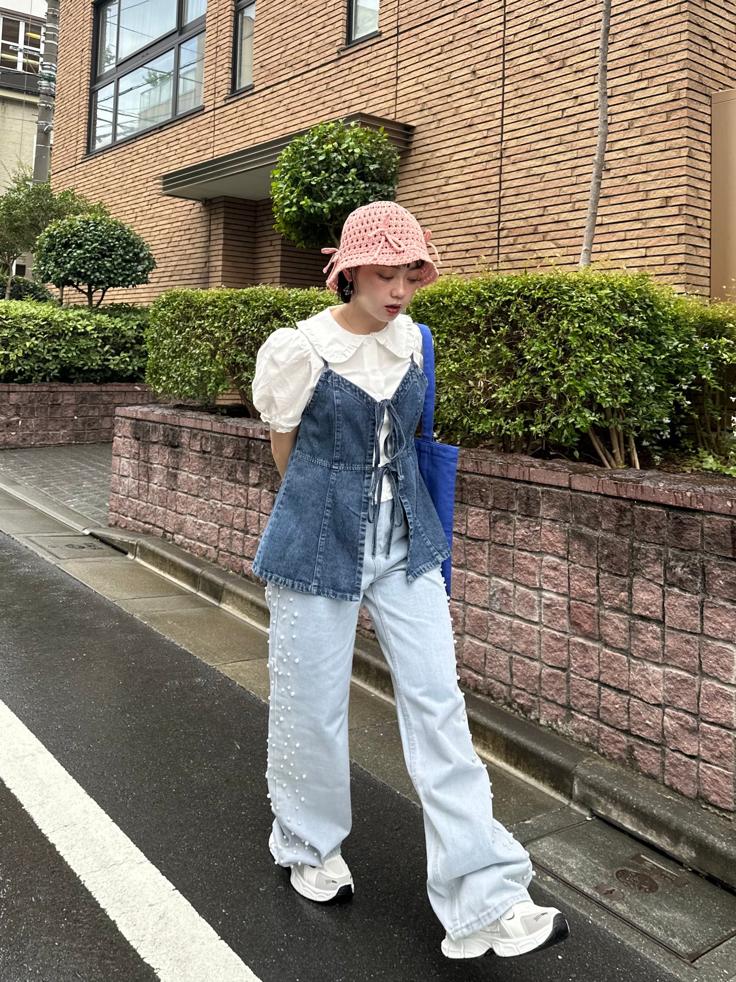 2wayデニムリボンビスチェ DPB76044