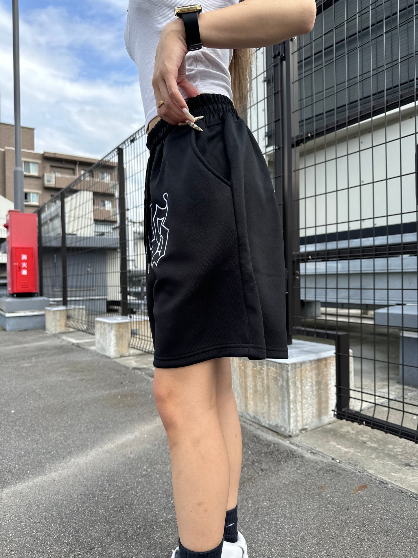 レタリングスウェットパンツ DPB42166