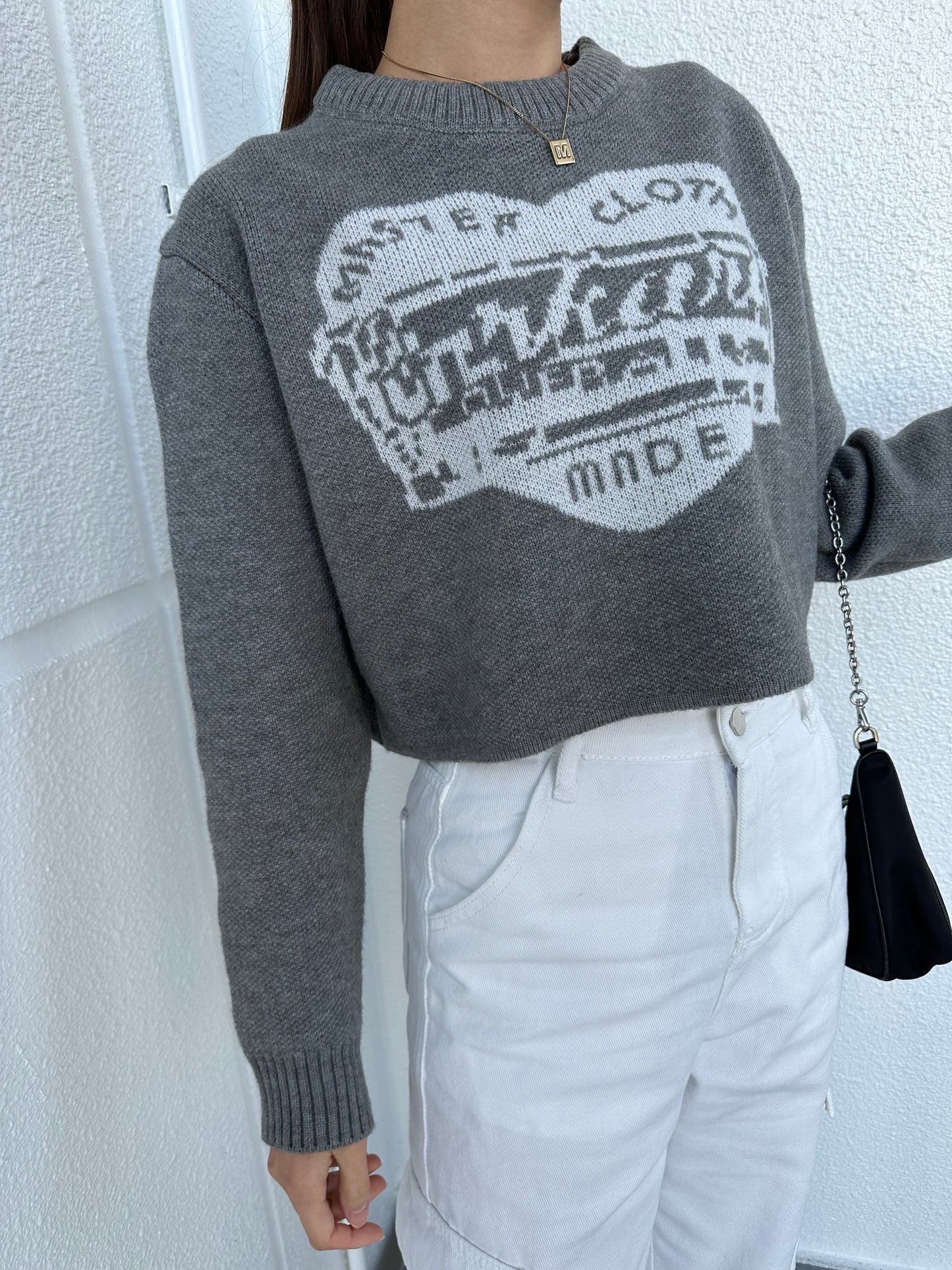 クロップドハートニット DPA30310