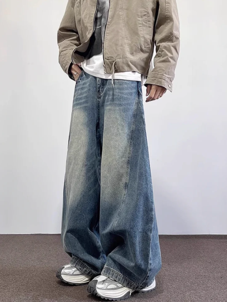 ユニセックスワイドラインデニムパンツ DPB71654