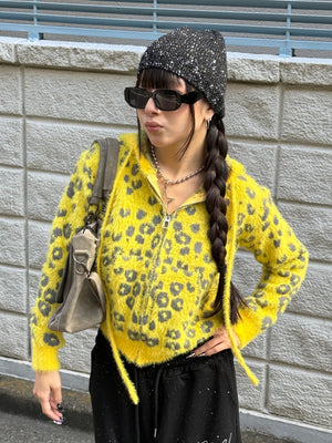 レオパードジップニット DPB86143