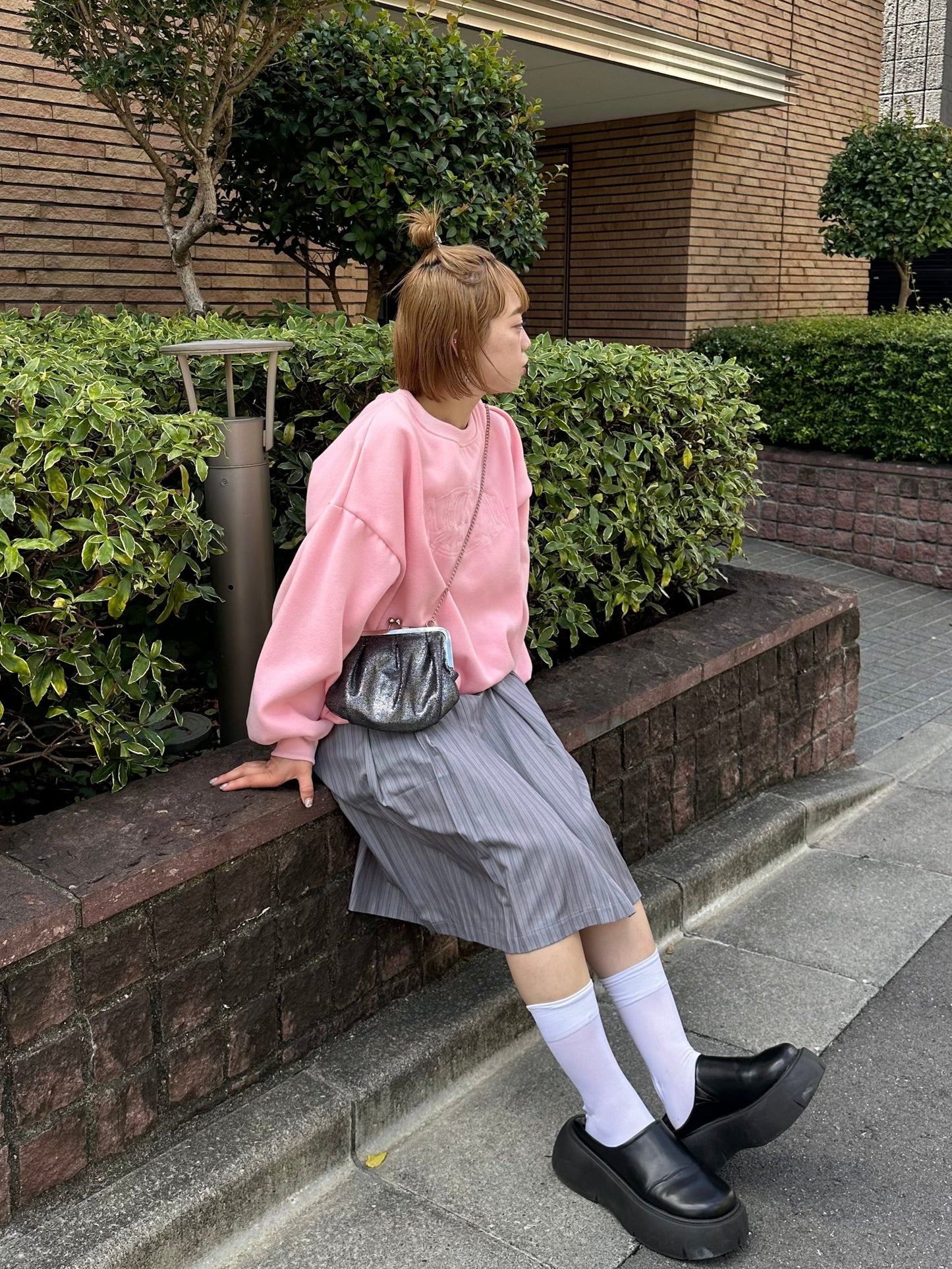 ピンクロゴスウェット DPB76083