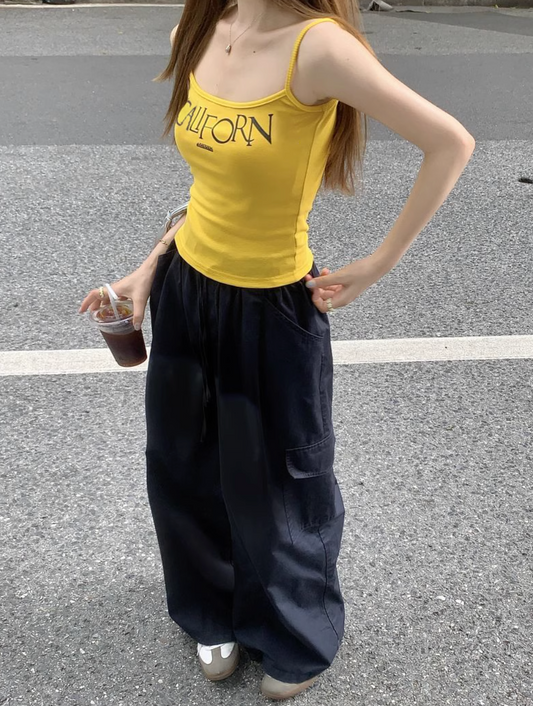 イエローロゴキャミソール DPB71401