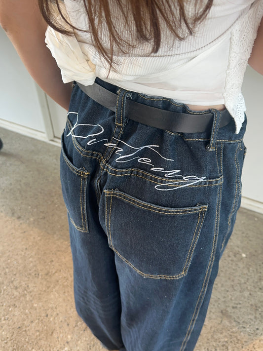 メッセージデニムパンツ DPB87061