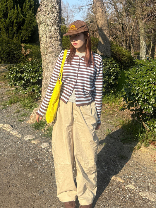 ボーダーカラーカーディガン DPB63216