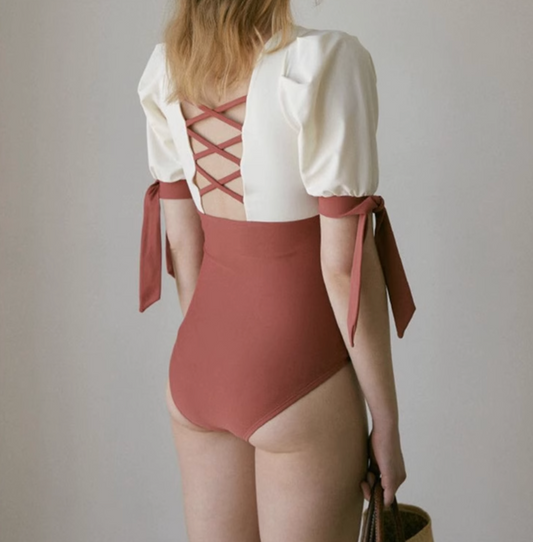 バイカラーバックデザインスイムウェア DPB71511