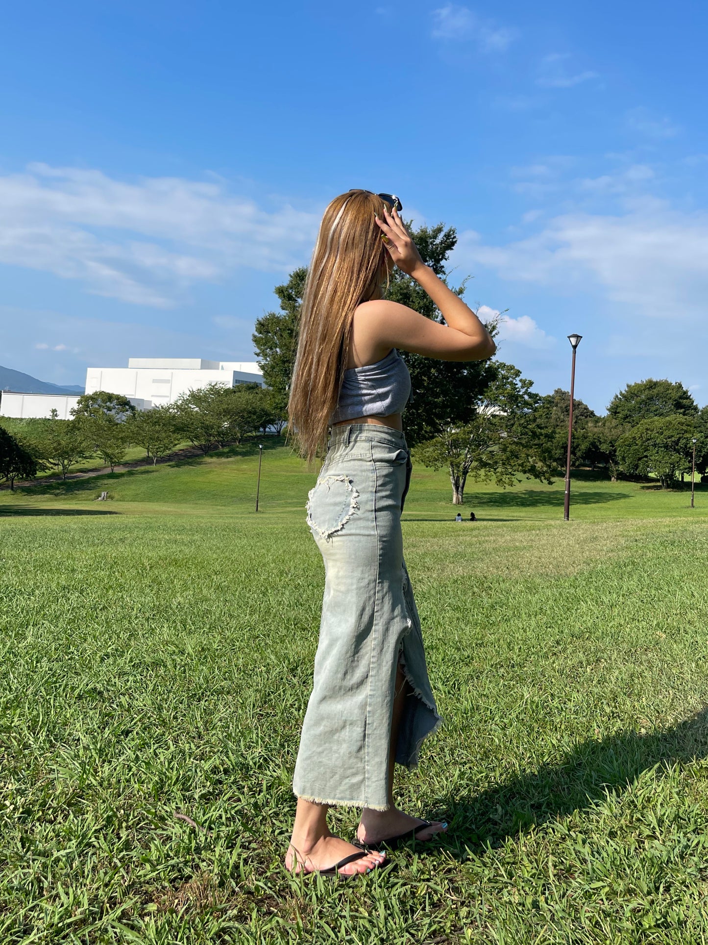 センターリボンチューブトップ DPB73099