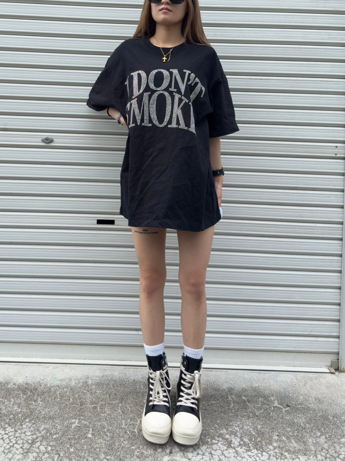 ラインストーンTシャツ DPB42408