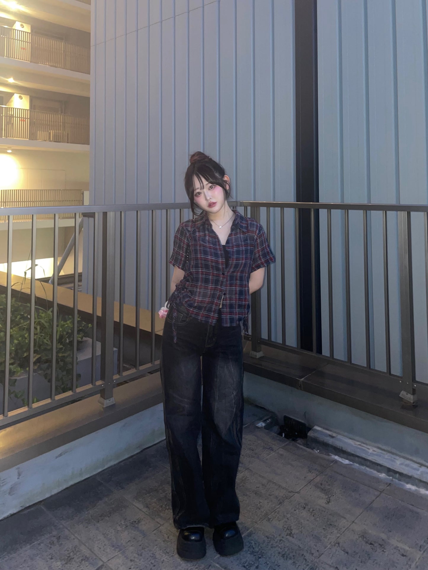 ダメージビッグシルエットデニムパンツ DPB74149