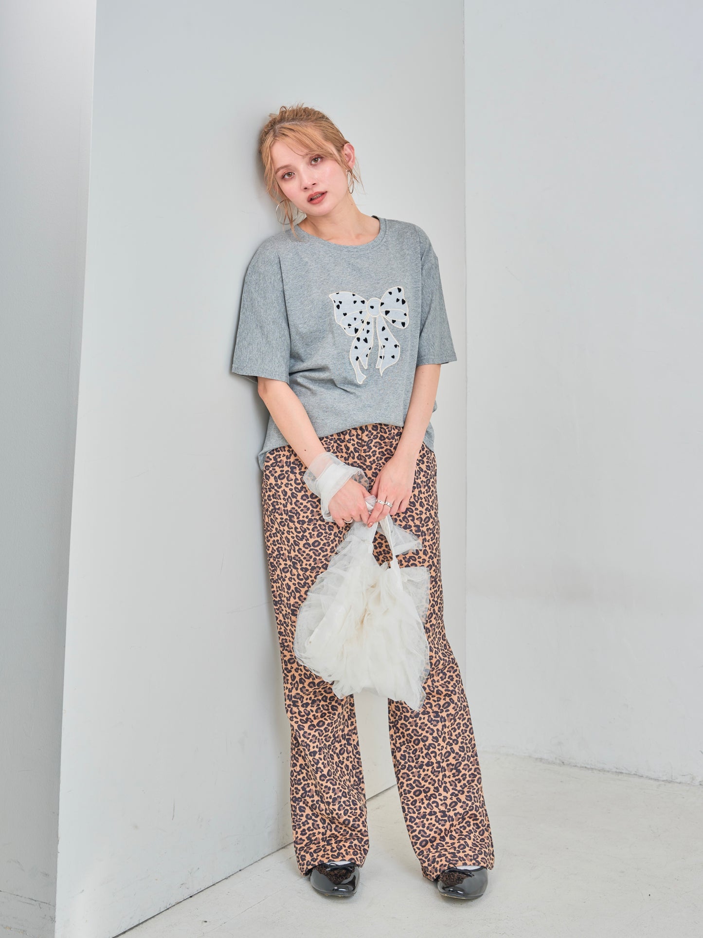 ハートリボンTシャツ DPB75068