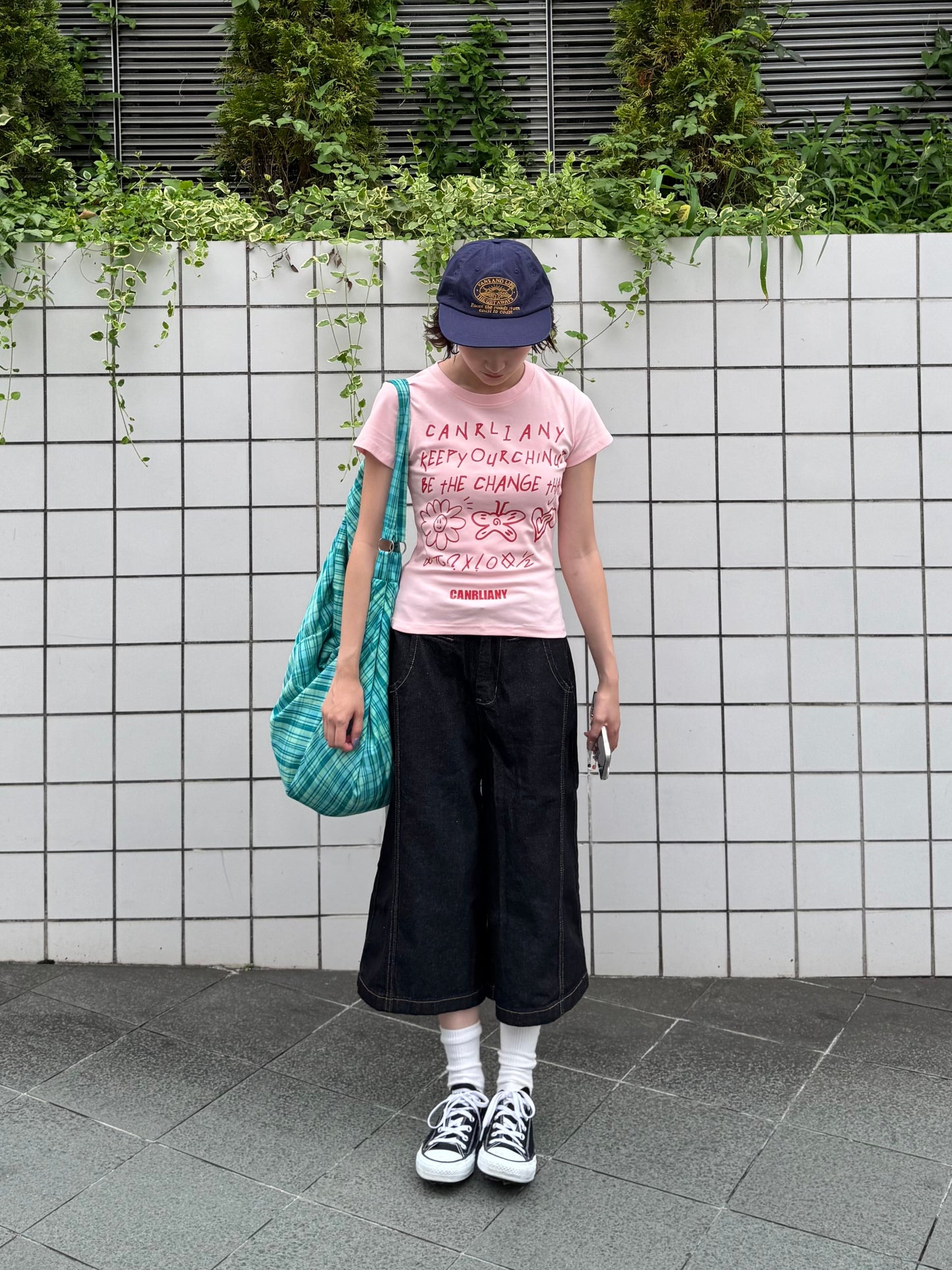スマイリーフラワーTシャツ DPB91002